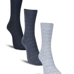 Dollar Socks Men Pack of 3 Cotton Calf-Length Socks-picture-36