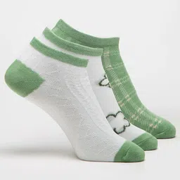J Style Women Pack Of 3 Patterned Ankle-Length Socks-picture-10