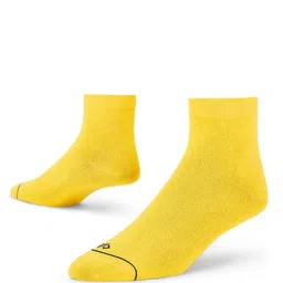 Dynamocks Women Yellow Solid Ankle-Length Socks-picture-16