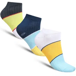 Dollar Socks Men Pack Of 3 Cotton Ankle-Length Socks-image-33