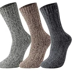 EL REGALO Pack Of 3 Patterned  Arch Support Ankle Length Socks-image-26
