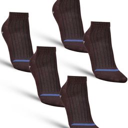 Dollar Socks Men Pack Of 5 Striped Patterned Cotton Ankle Length Socks-picture-32