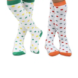 BAESD Kids Pack of 2 Patterned Knee-Length Socks image 3