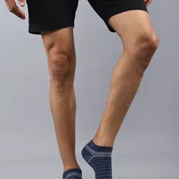 Force NXT Men Pack Of 3  Striped Cotton Ankle-Length Socks image 4