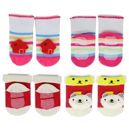 BAESD Infants Pack Of 2 Patterned Anti-Skid Cotton Ankle Length Socks image 3