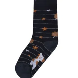 Dollar Socks Kids Pack Of 5 Assorted Patterned Cotton Calf Length Socks image 2