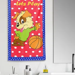 yk Kids Football Cartoon Printed Medium Cotton Bath Towel in 300 GSM-picture-14