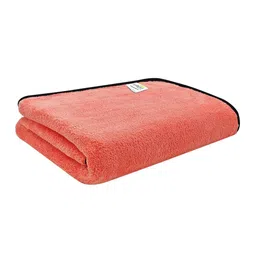 Softspun Microfiber Peach-Coloured 280 GSM Bath Towel image 1