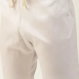 SOJANYA Men Grey Chikankari Embroidered Kurta with Churidar & Nehru Jacket image 4