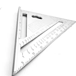 bronto Aluminum Alloy Rafter Square 7-Inch Legnth Tri-Square image 1