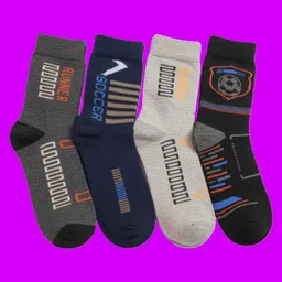 naosucura Men Graphic Print Mid-Calf/Crew image 1