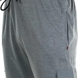 navii clothing Men Solid Olive, Grey Track Pants image 5