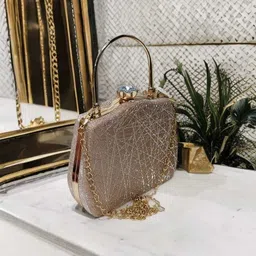 Party Brown Clutch-image-36