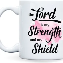 The Lord is My, Inspirational Bible Verse Printed Ceramic Coffee Mug-image-40