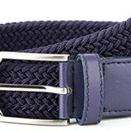 bs production Girls Casual, Evening, Formal, Party Blue, Black Nylon Belt image 2
