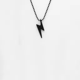 NVR Set of 2 Rhodium-Plated Contemporary Pendants With Chains image 5