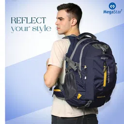 megastar Ultimate Waterproof Travel Backpack Camping Hiking Trekking Bag With Rain Cover Rucksack - 45 L-picture-13