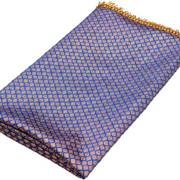 priyakant safawala P_S BLUE BROCADE 2 METER SHAWL 1290 Curtain Fabric-picture-36