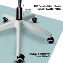 drogo Ergonomic Office Chair for Work from Home Computer Chair with Adjustable Seat Mesh Office Executive Chair image 5