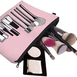 house of quirk Women Pink Cosmetic Bag image 3