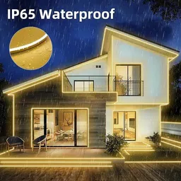 kizjorya 100 LEDs 1 m White Steady Strip Rice Lights image 2