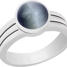 freedom Natural Certified Cats Eye (Lehsunia) Gemstone 9.25 Ratti or 8.41 Carat for Male & Female Sterling Silver Ring-picture-17