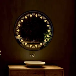 khushi decors Mirror H51 Bathroom Mirror image 2