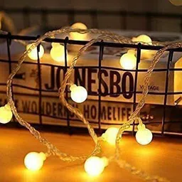 pesca 15 LEDs 3 m Yellow Steady Ball Rice Lights image 2