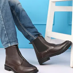 ariwa Men’s Indoor Outdoor Boots | Everyday Comfort Slip-On Boots Boots For Men image 5