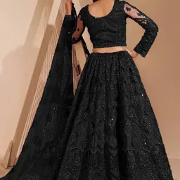 reelove factory Embroidered Semi Stitched Lehenga Choli image 2