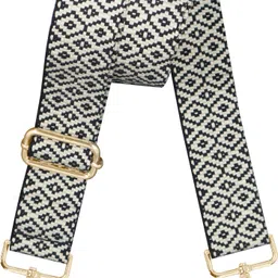 lyrovo Women Casual Black Nylon Reversible Belt-picture-10