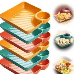 dnu baby food plat Chip & Dip Tray-picture-25