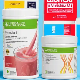 ayusante Herbal life Formula 1 Shake Strawberry + protin Strawberry + protin Powder-picture-12