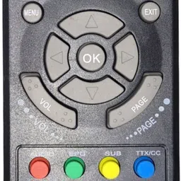 BM ELECTRONIC MPEG4 SetTop Box Remote DD Free Dish Remote Without Battery (Pack Of 1) Suitable for MPEG 4 Setup Box Remote Controller image 1