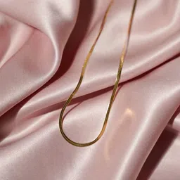 moonmade Thin Gold Snake Gold-plated Plated Stainless Steel Chain image 1