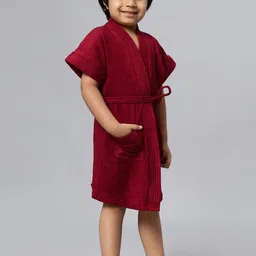 HotGown Boys Short Sleeved Belted Bath Robe image 5