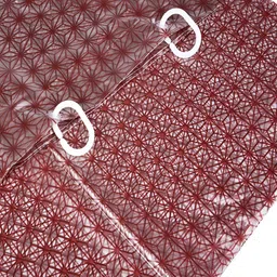 Kuber Industries Brown Printed Shower Curtains image 5