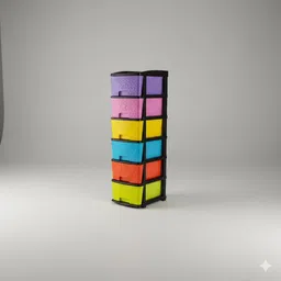 riseminter Plastic Kitchen Trolley image 1