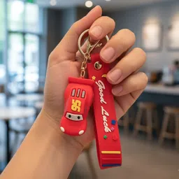 ignite Cute McQueen Cartoon Soft Rubber Keychain Wristband Strap for Boys Girls Key Chain-picture-27