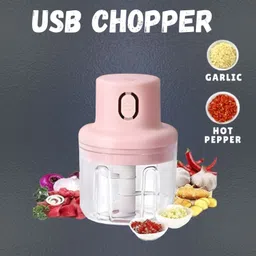 clairbell Electric Chopper, Rechargeable Chopper for Kitchen Vegetable & Onion Garlic J92 Electric Vegetable & Fruit Chopper-picture-15