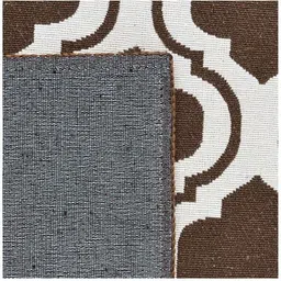 saral home Brown Cotton Carpet image 3