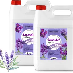 black care Lavender Handwash Liquid refill 5 L x2 | Germ Protection | Soft Moisturized Hand Wash-picture-24