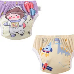 baby holic Reusable Baby Diaper Pants | Soft Cotton Potty Training Pants image 2