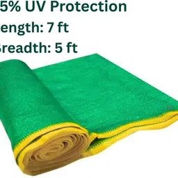 netonic Green shade net 5x7 ft 75% for garden balcony plants boundary house net Portable Green House image 1