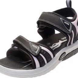 adda Men Men's Black Grey Sandal Sandal-picture-13