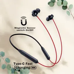 tws 58 Hours Playtime Bluetooth Wireless Neckband Headphones Earphone_YR Bluetooth & Wired Headset image 1