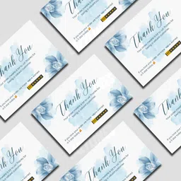 lazylines Thank You Card Abstract and Minimal Design Business Card image 5