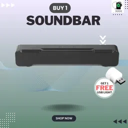 SYARA 20W Bluetooth Soundbar with 4 Hours Wireless Playback Bluetooth SpeakersRT122 20 W Bluetooth Soundbar-picture-12