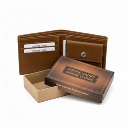 primefold Men Casual Brown Genuine Leather Wallet-picture-42