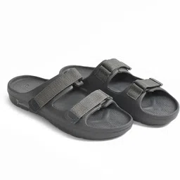 smoothlite Ultra Soft Slipper with Velcrow, Adjustable Strap, Anti Slip, Daily Usage Men Slides image 5